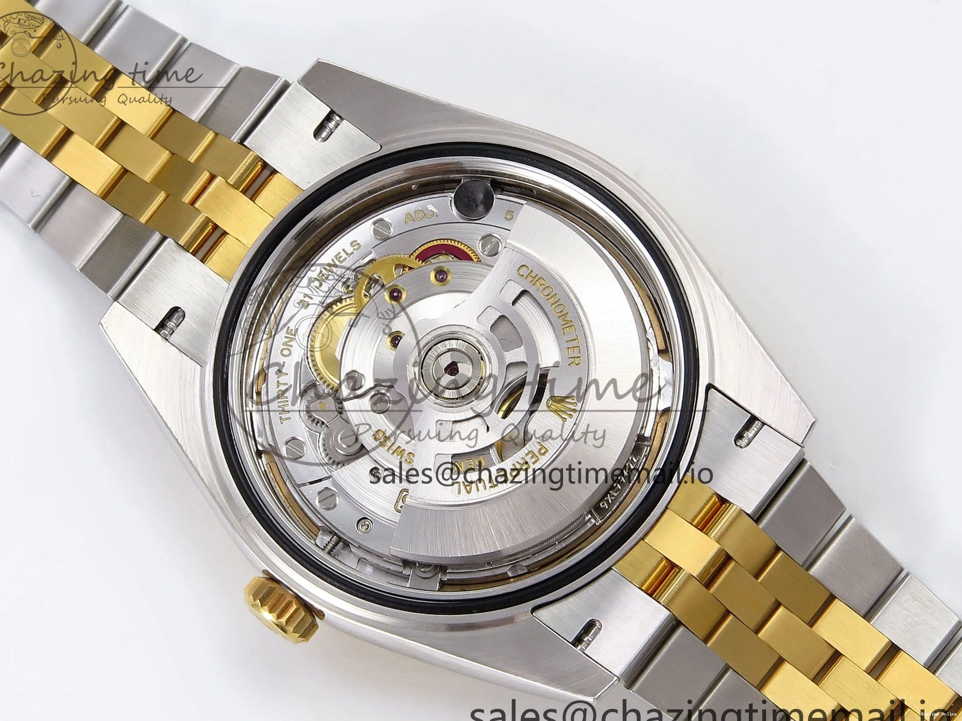 0420 DateJust 41 SS YG ARF 1:1 Best Edition 904L Steel White Stick Dial on Jubilee Bracelet SH3235 (Gain Weight) Seasonal 1223